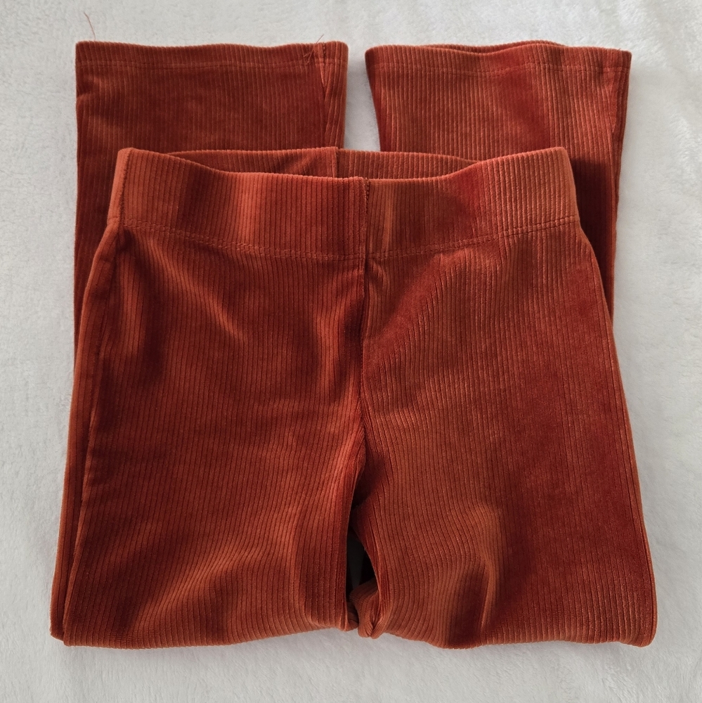 Kids Corduroy Pants in Rust